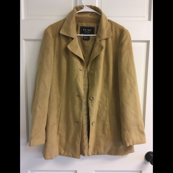 Gorgeous lightweight faux suede jacket